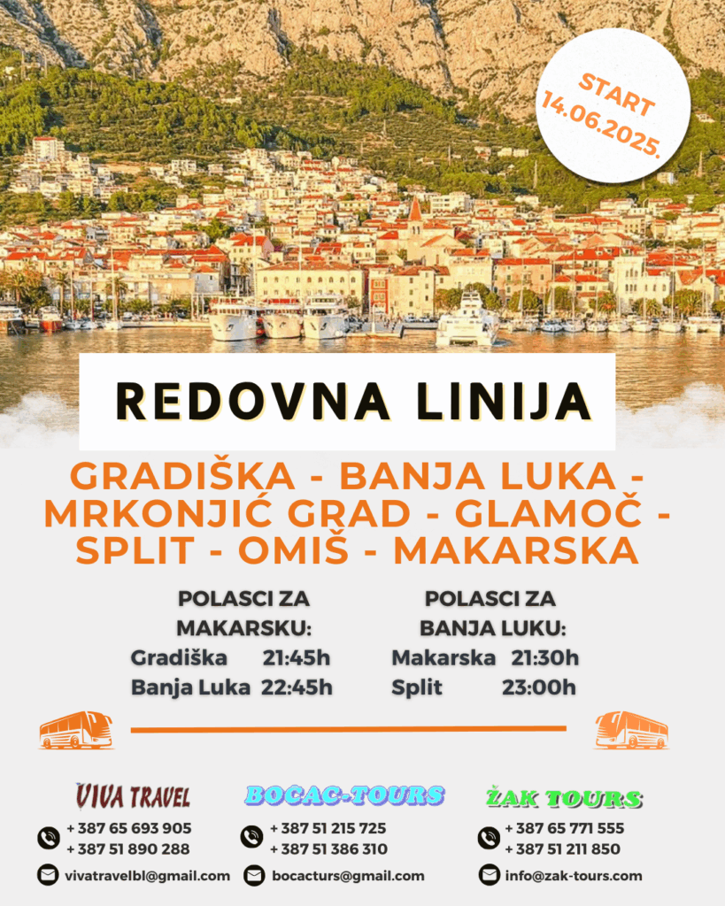 Redovna linija za Makarsku
