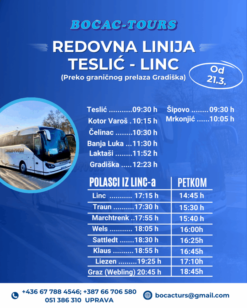 Redovna linija do Linca
